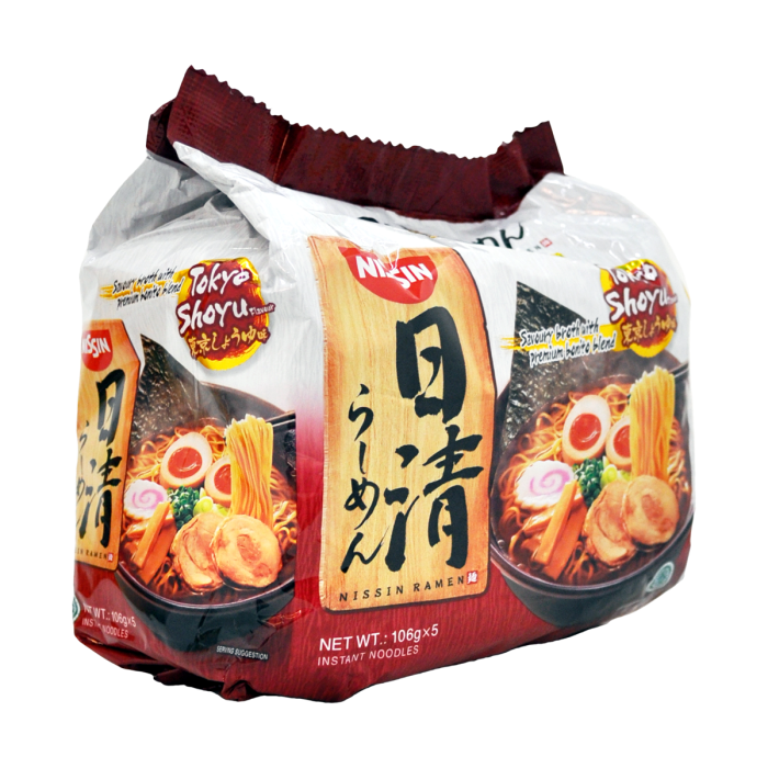 NISSIN Japanese Ramen Tokyo Shoyu 5x106g - Image 2