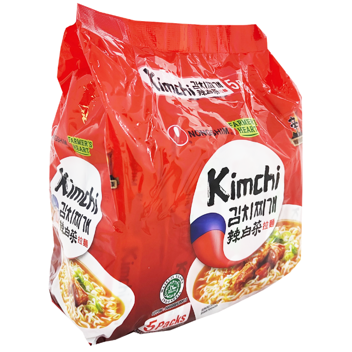 NONG SHIM Kimchi Ramyum Korea Ramen 5x120g - Image 3